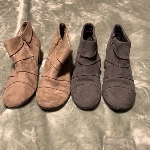 Ankle Boots 🥾 gray and tan